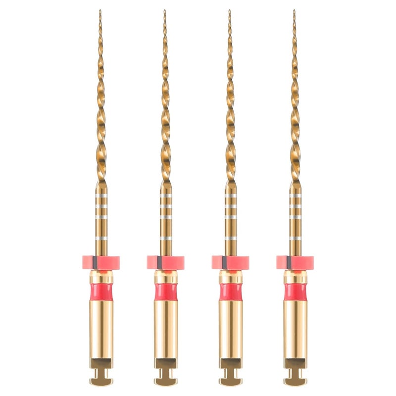 JMU Wave-G4 Files,Niti Rotary Files, #25/07(21mm),Reciprocating Rotation,Sequence Files, 4pcs/Pack - Image 1